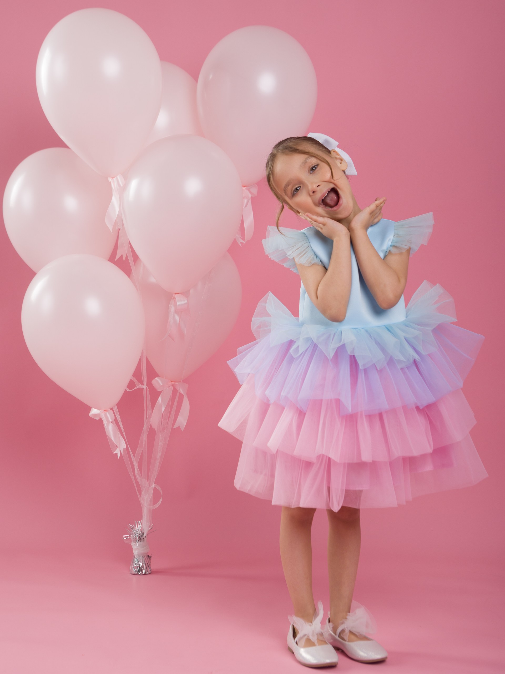 Платье LELUkids 1231.24_зефирка_голубой - фото 10