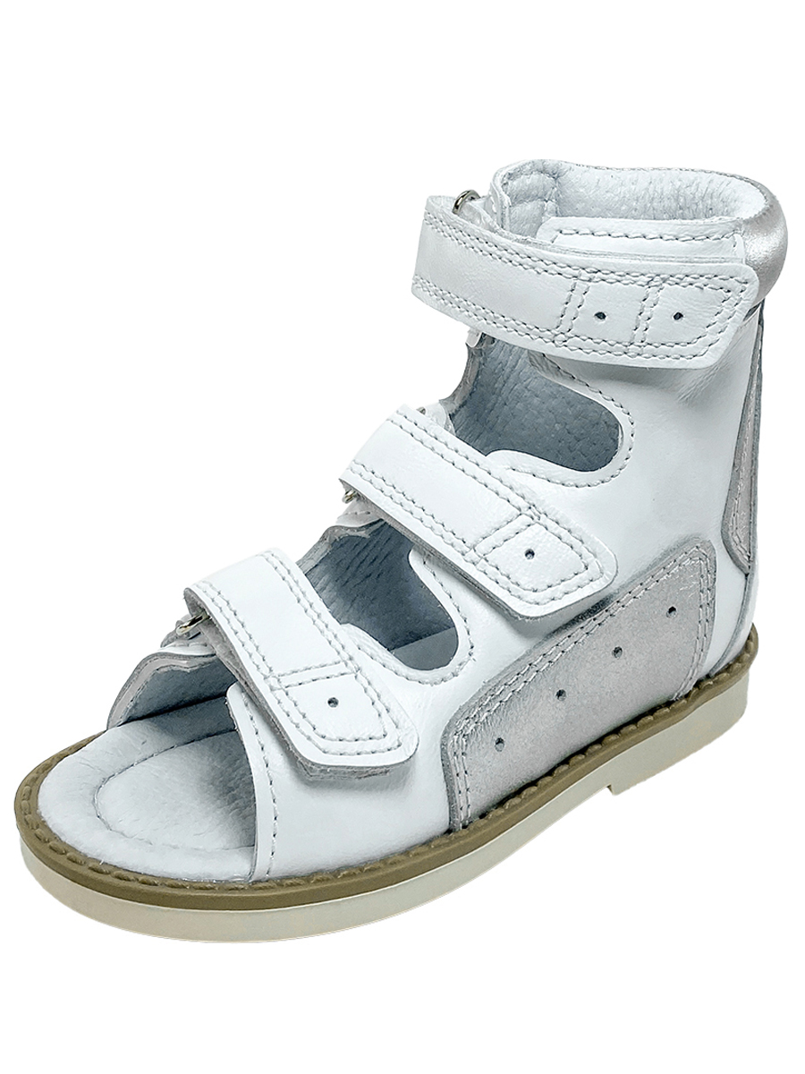 Сандалии ортопедические Baby Ortho ДжерриБелыйСерый - фото 1