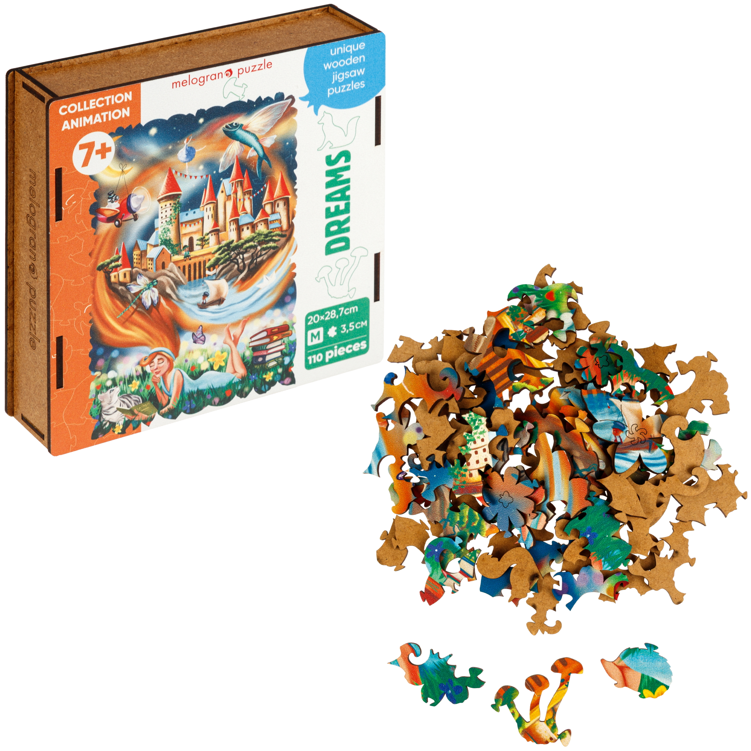 Пазл 1TOY Мечты 110 деталей деревянный - фото 1