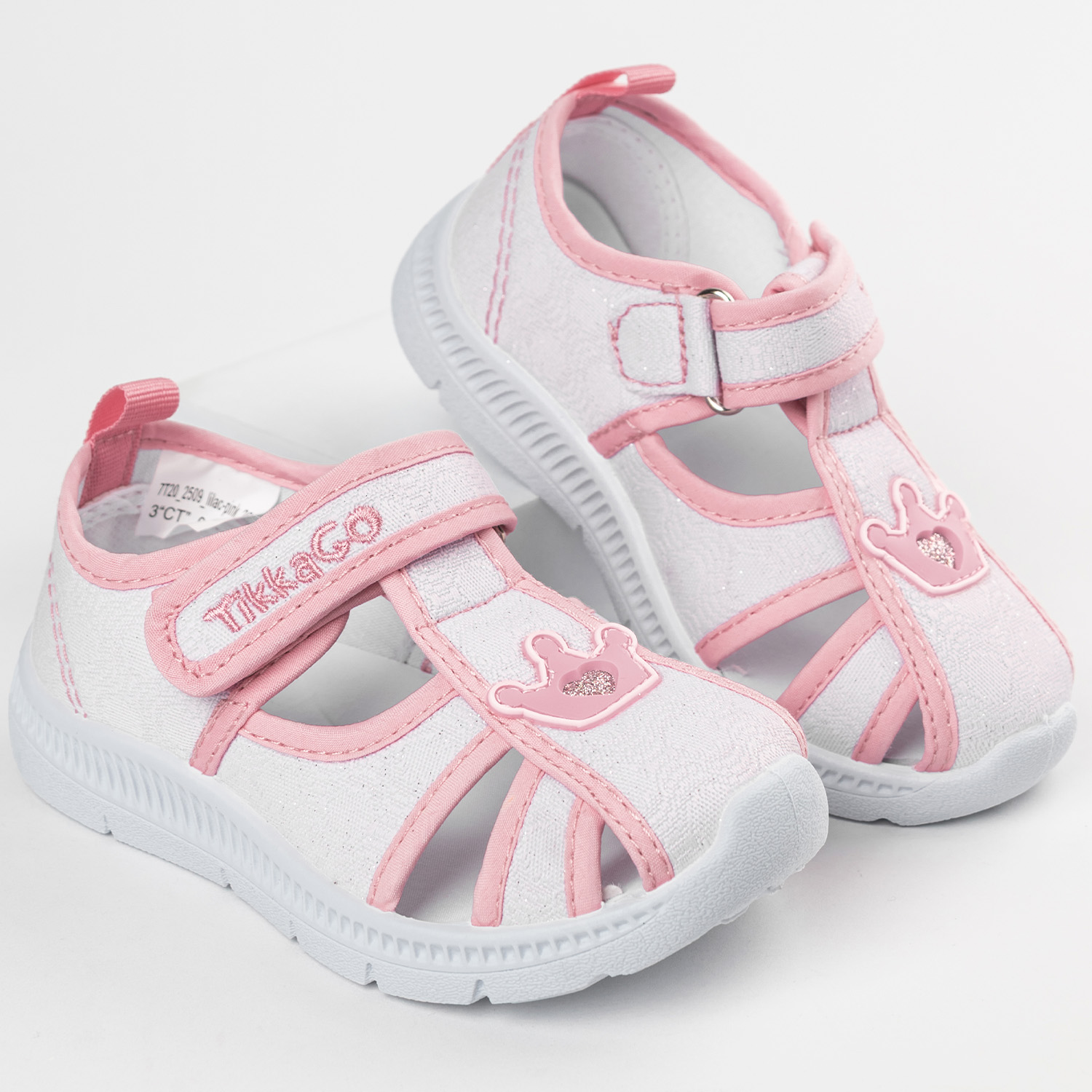 Сандалии TikkaGo 7T20_2509_white-pink - фото 1