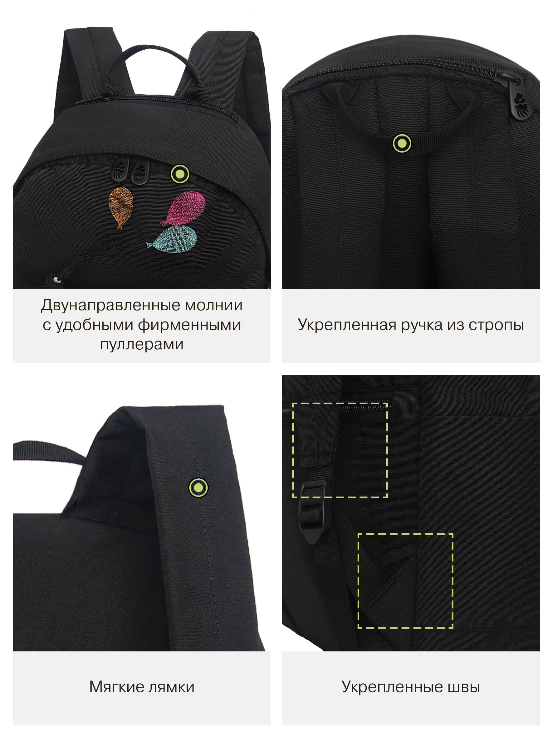 Рюкзак Grizzly Мечтатель - фото 13