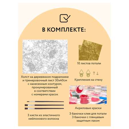Картина по номерам ТРИ СОВЫ