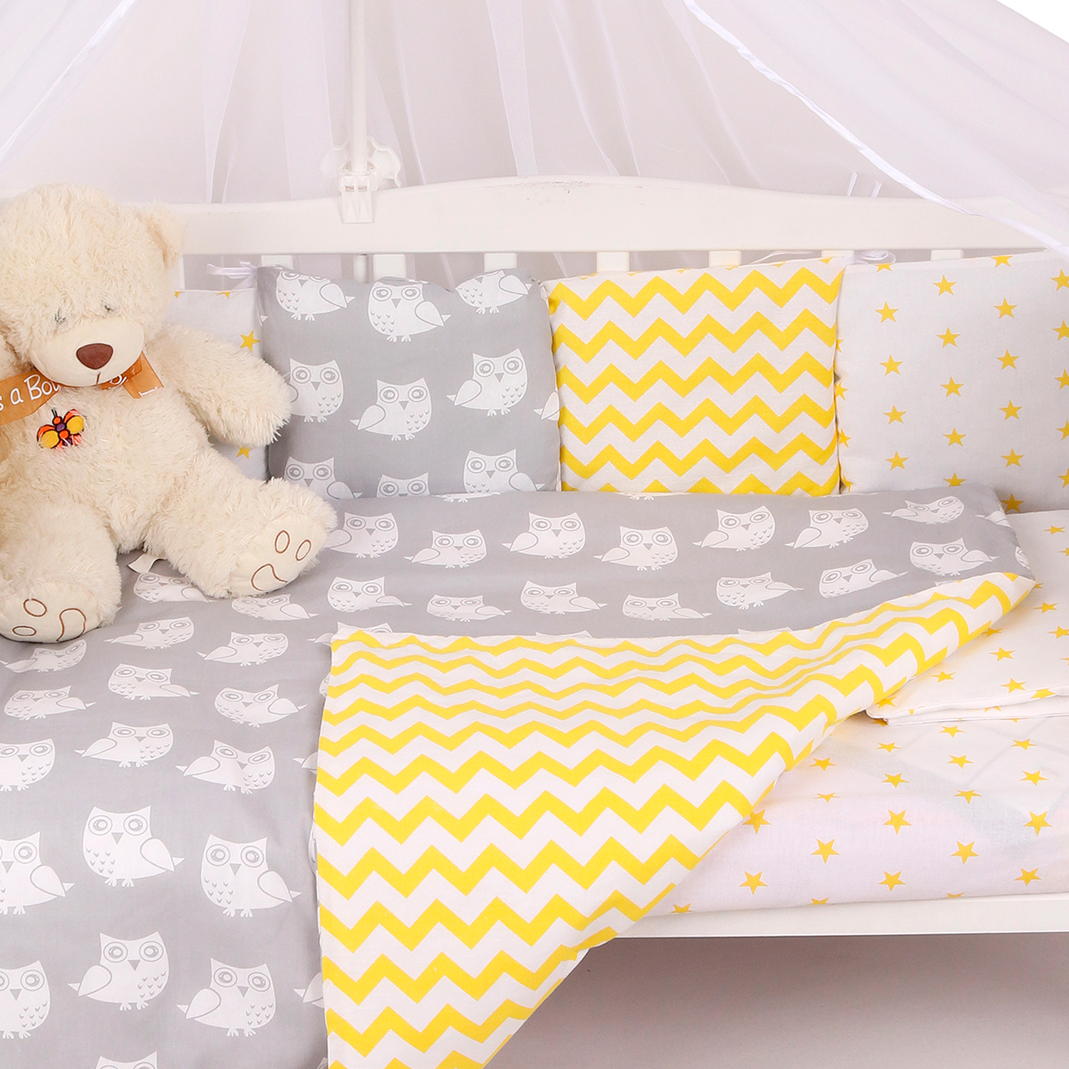 Комплект постельного белья Amarobaby Совята 4 предм. - фото 7