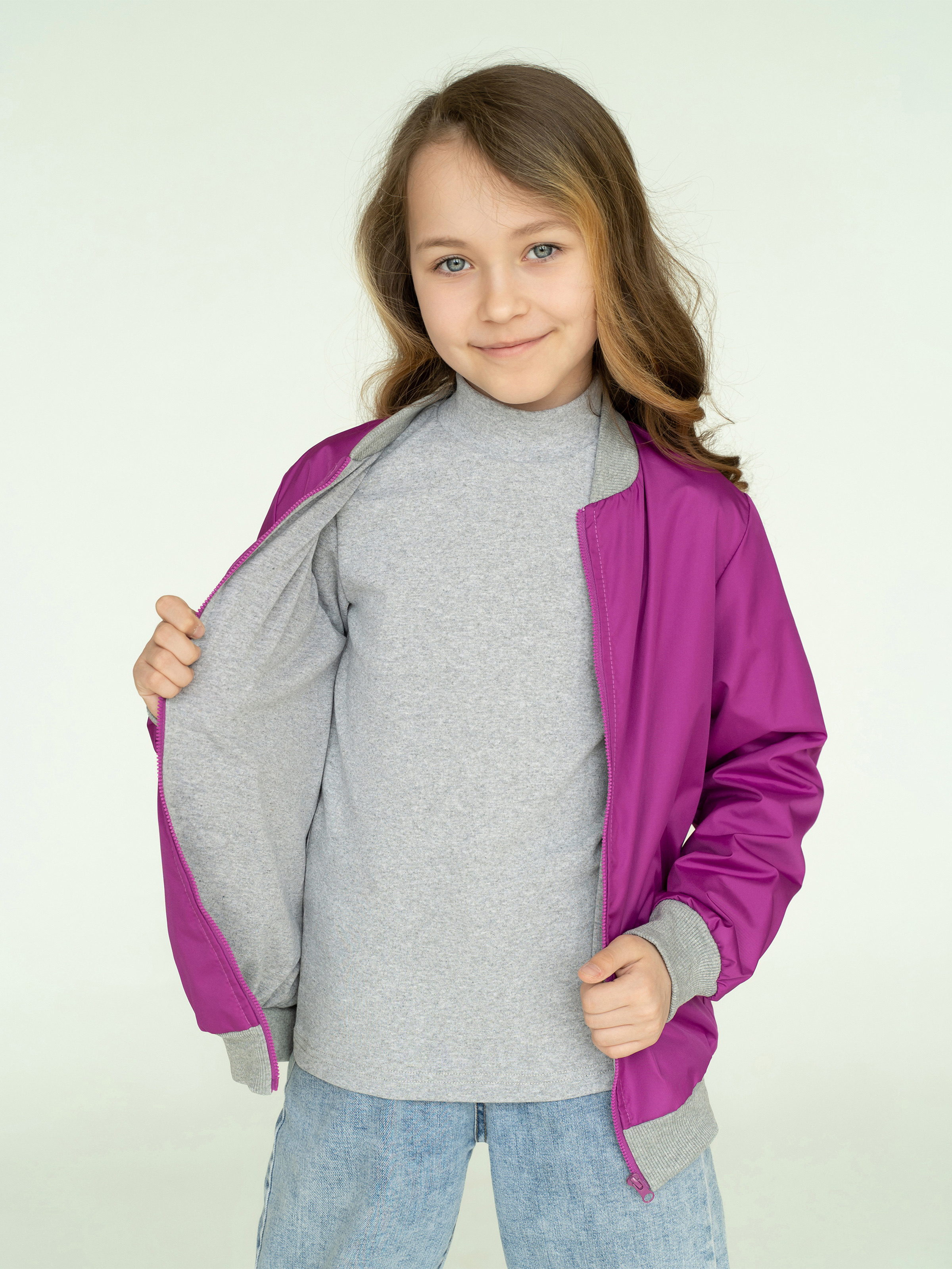 Бомбер Arctic kids 20-024 фуксия - фото 4