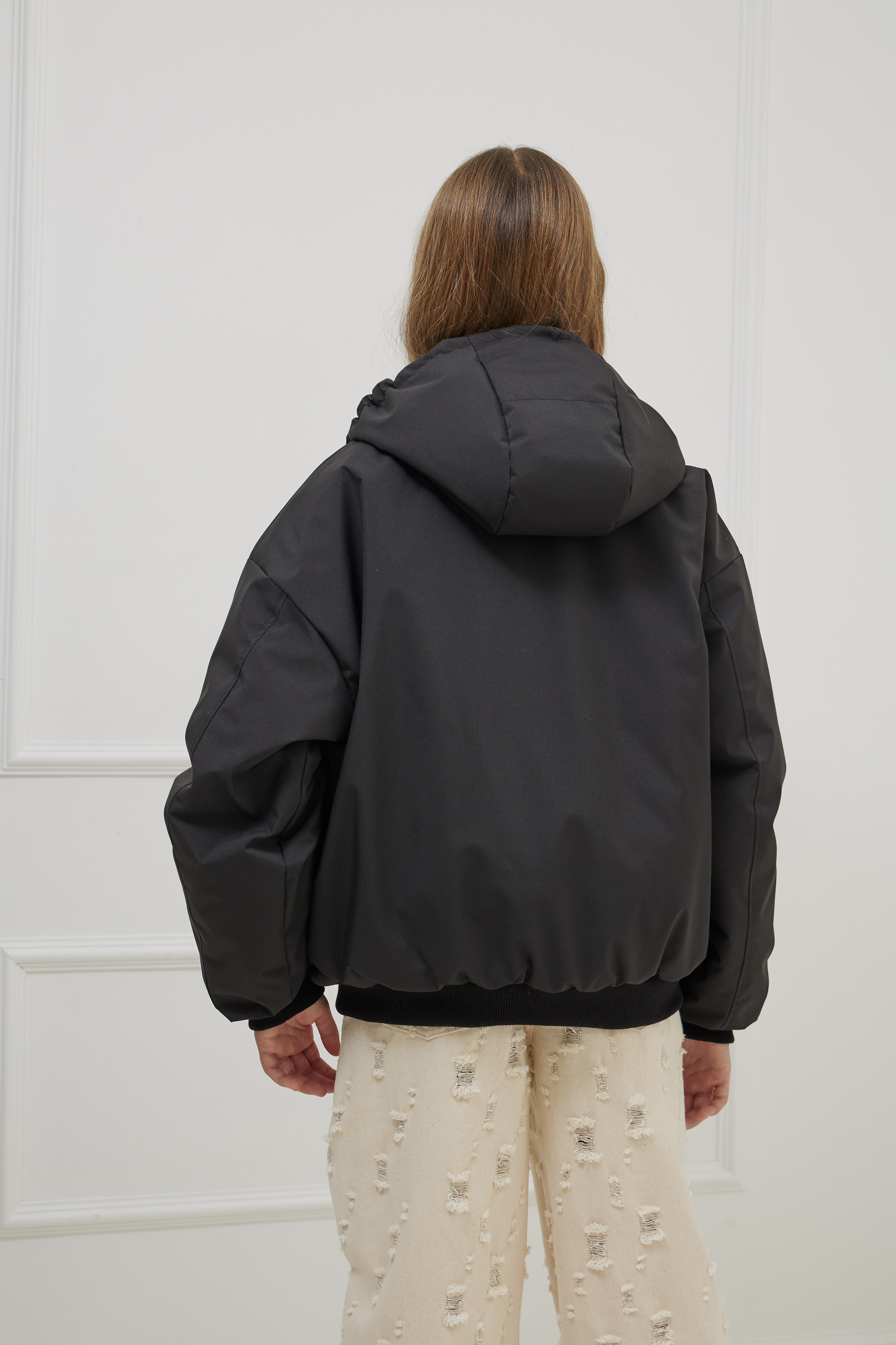 Куртка MIRANAM БомберДетскДевочкиF55Черн - фото 7