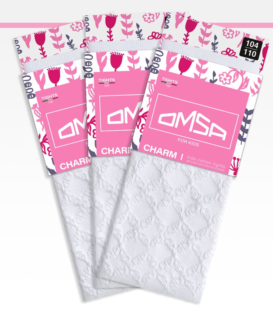 Колготки 3 пары Omsa Collant 12A11 Bianco.кмп.3 - фото 1
