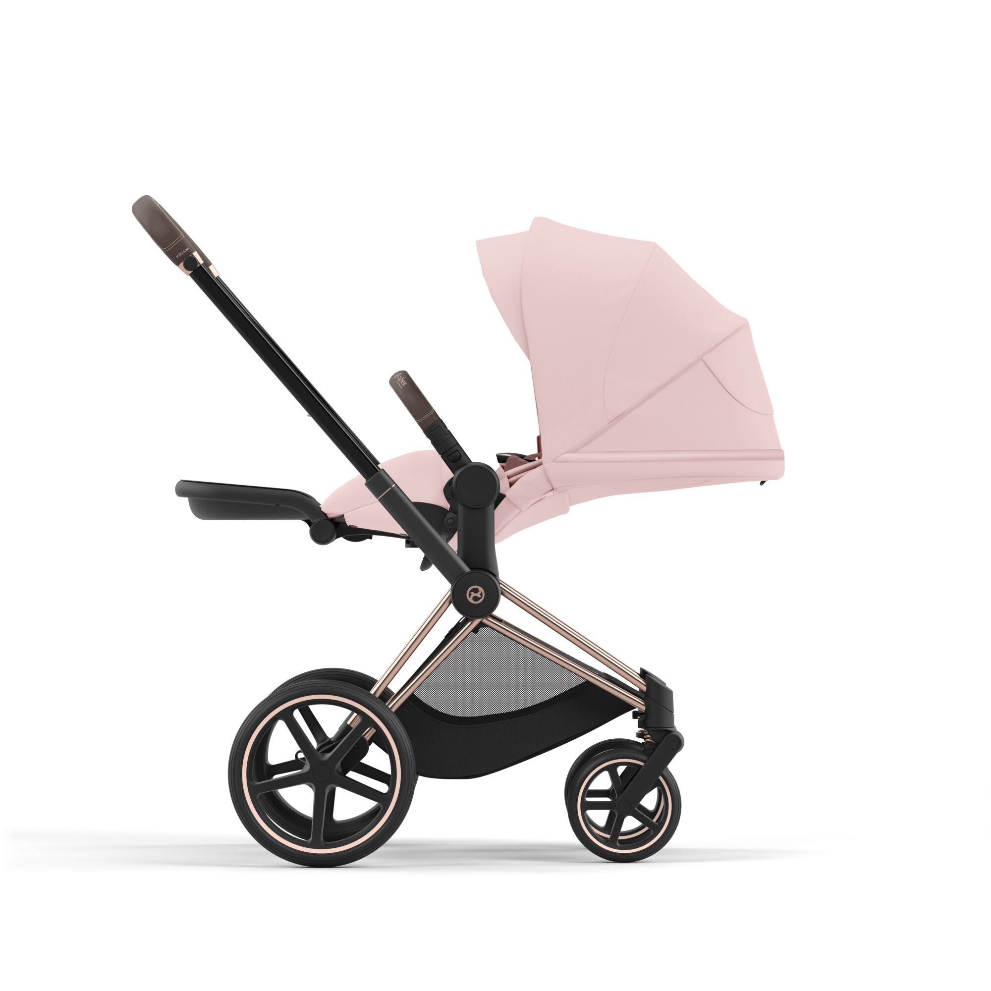 Коляска 2в1 Cybex Priam IV Rosegold розовый - фото 7