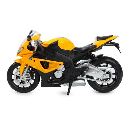 Мотоцикл MSZ BMW 1:12 желтый