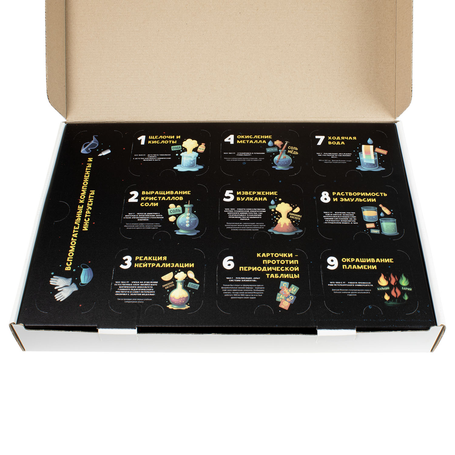 Набор для опытов Re-агенты Лаборатория Менделеева - фото 3
