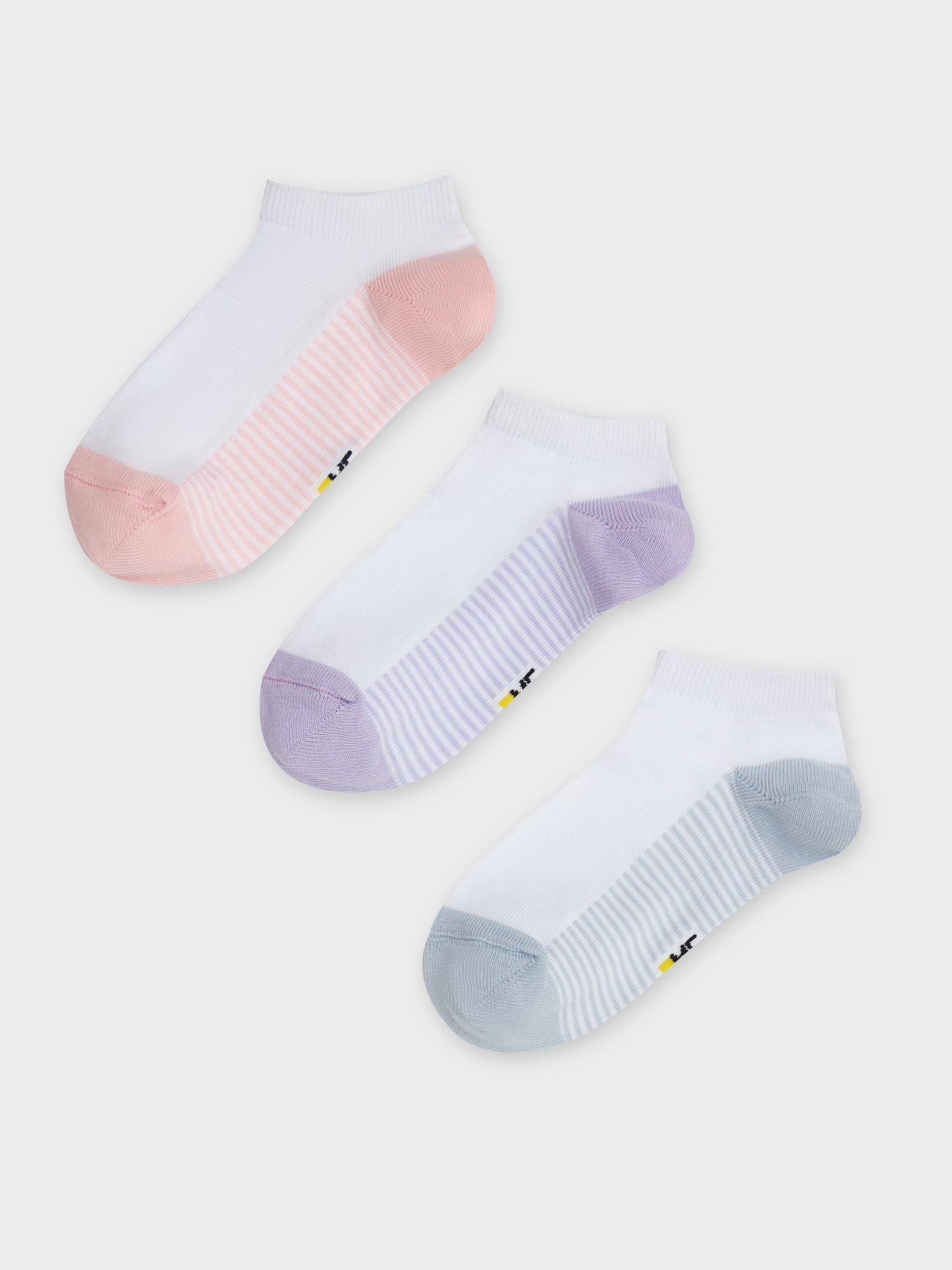 Носки 3 пары Mark Formelle (Марк Формэль) 406A-3176/белый/розовый/св.лаванда/облако/ - фото 3