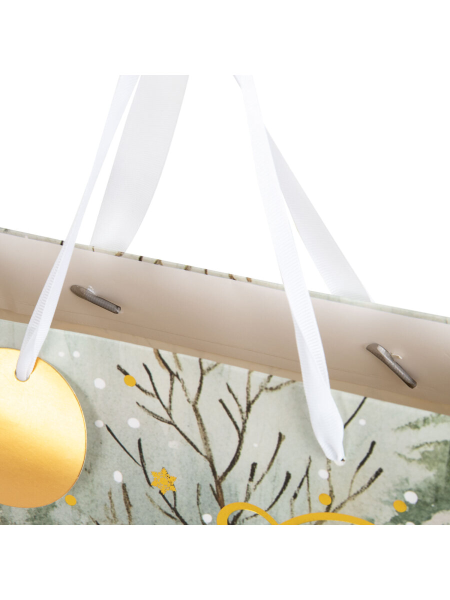 Пакет подарочный новогодний Золотая сказка пакетики для подарков и сладостей набор 4 штуки - фото 6