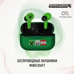 Наушники беспроводные OTL Technologies Minecraft Creeper