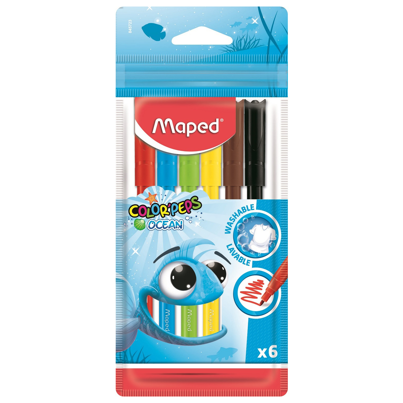 Фломастеры MAPED 6 шт. - фото 1