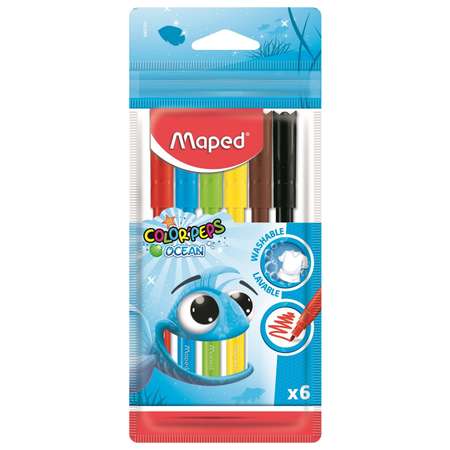 Фломастеры MAPED 6 цв.