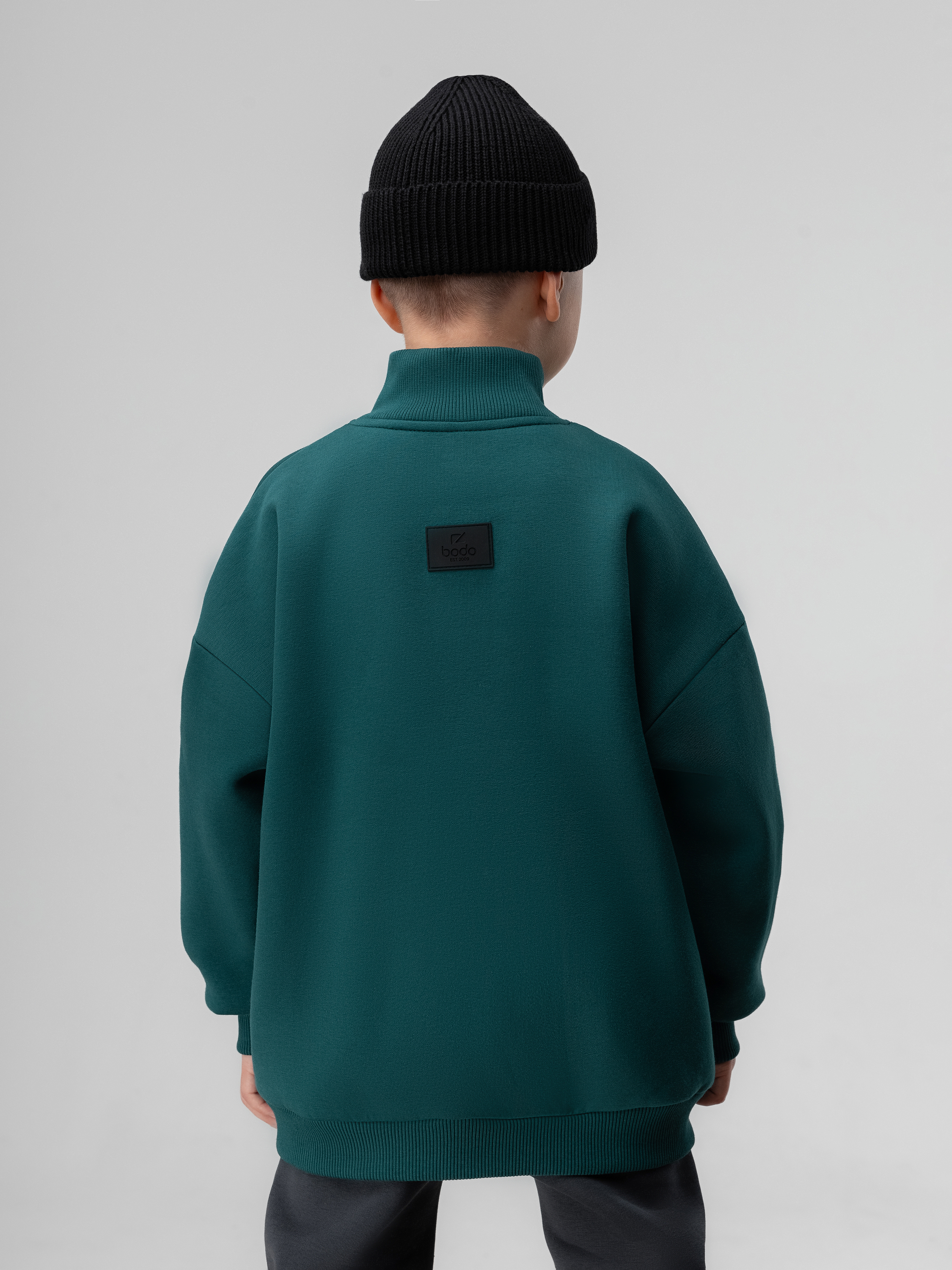 Толстовка спортивная Bodo 20-269MU_бирюзовый - фото 5