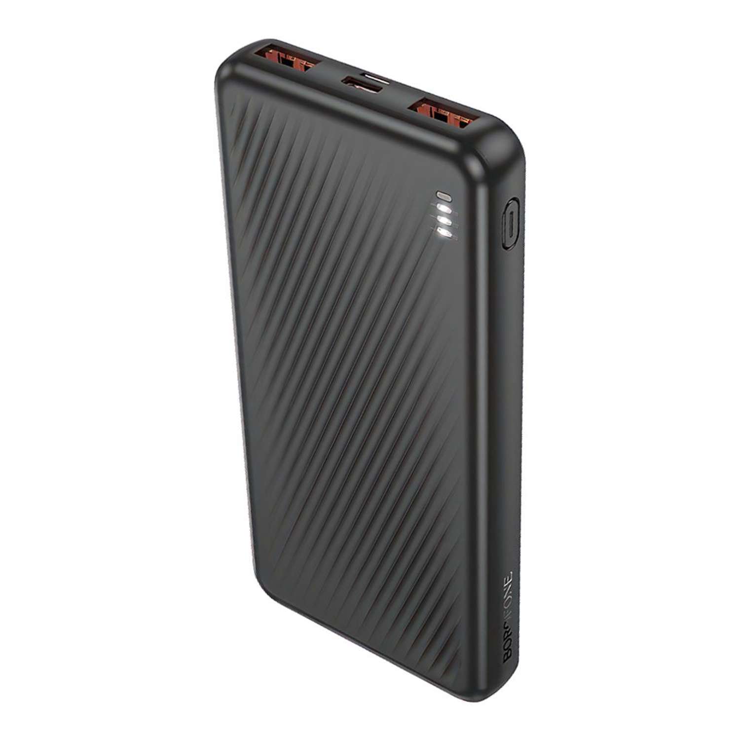 Внешний АКБ Borofone BJ56 Graceful 10000mAh 2хUSB 1xUSB-C 2A QC 3.0 PD20W Li-Pol черный - фото 1