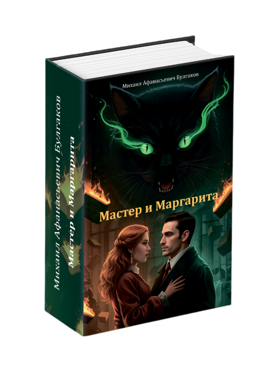Книга сейф с замком, шкатулка с ключом AXLER для денег, металлическая, «Мастер и Маргарита», 180х115х55 мм - фото 11