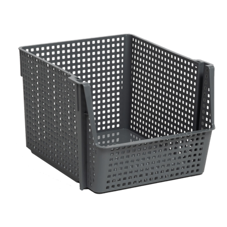 Корзинка для хранения Violet Лофт серый 10л