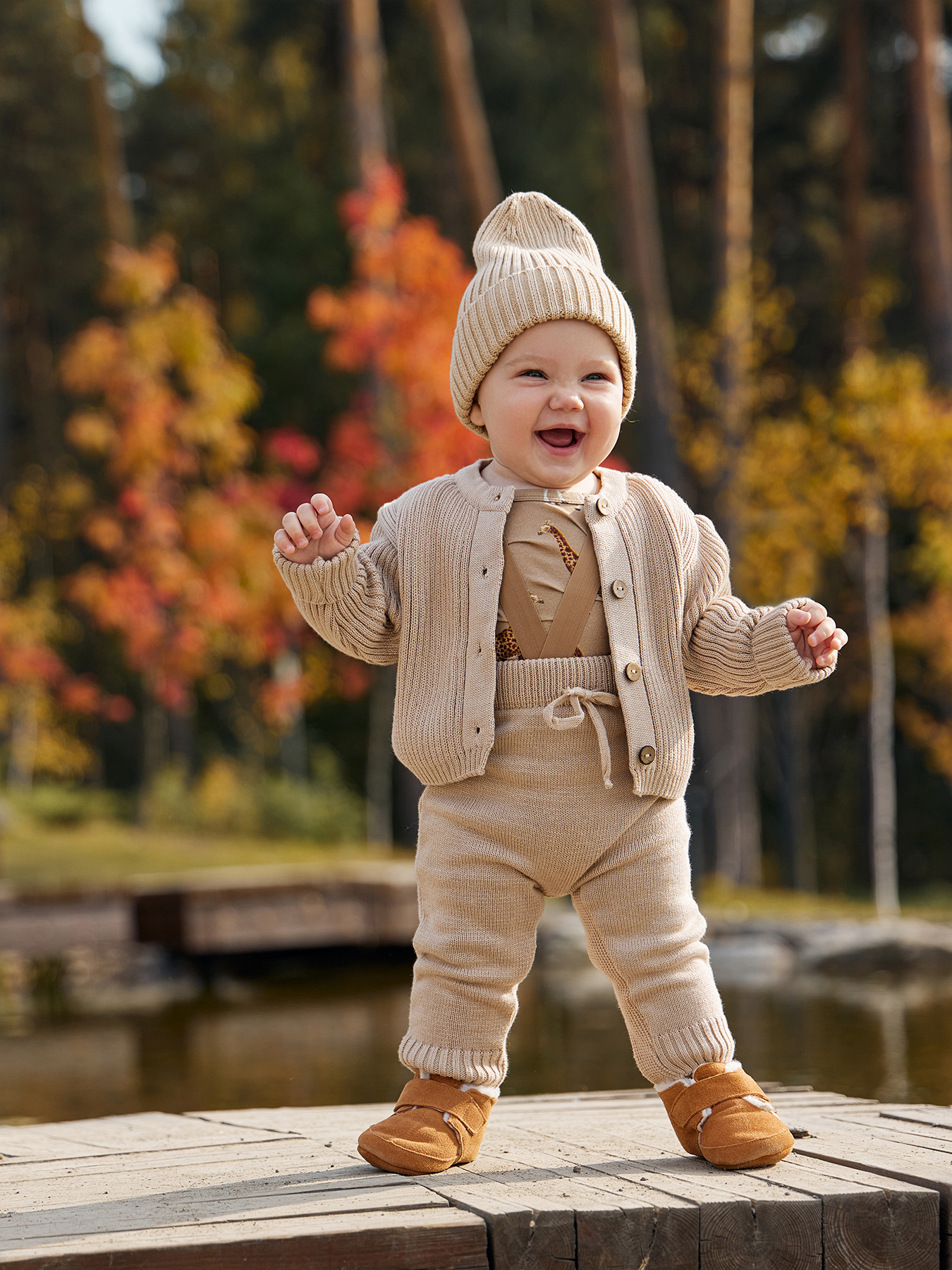 Ботинки Happy Baby 86557_brown - фото 8