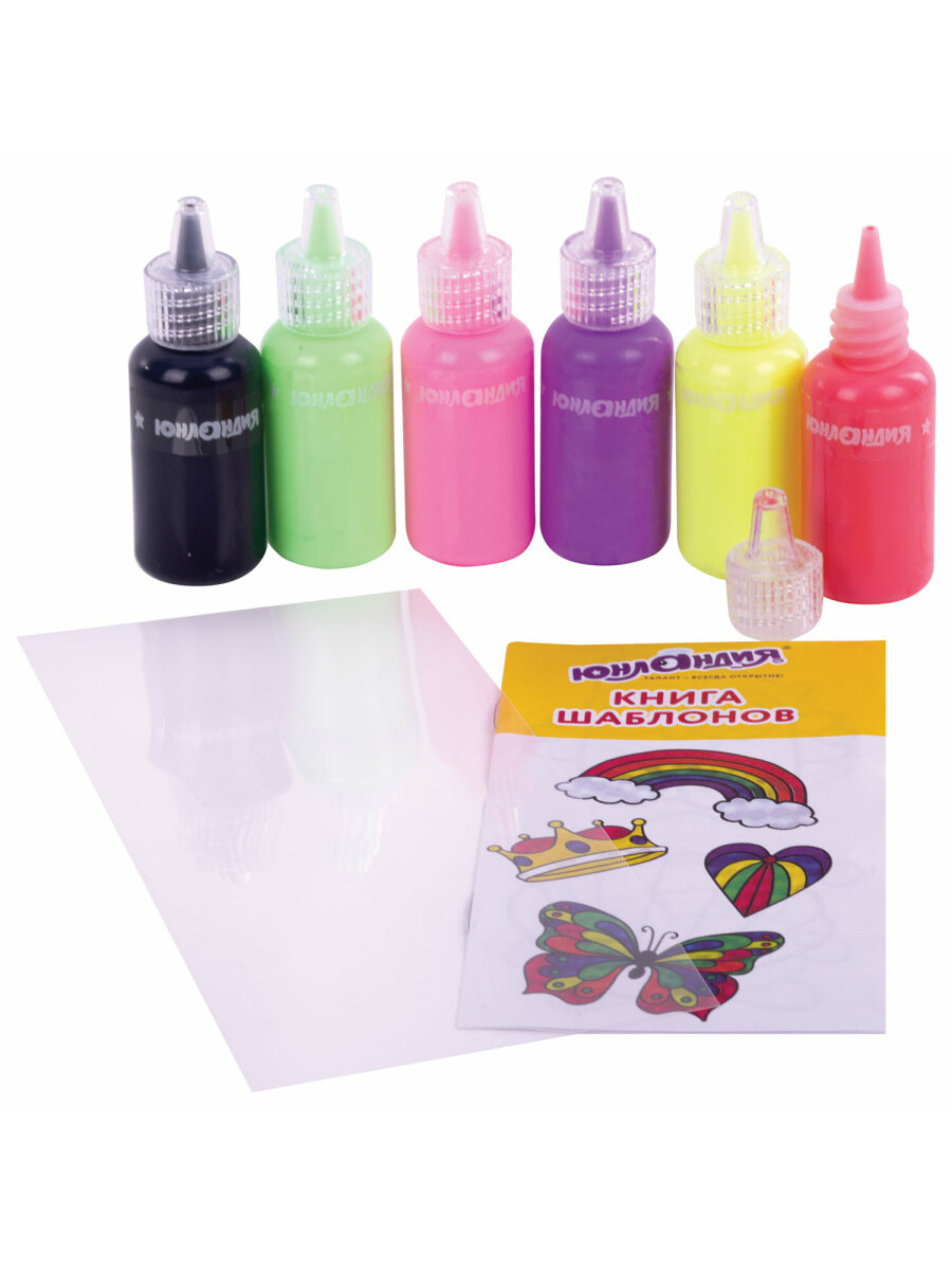Краски витражные Юнландия 5 цв. - фото 8