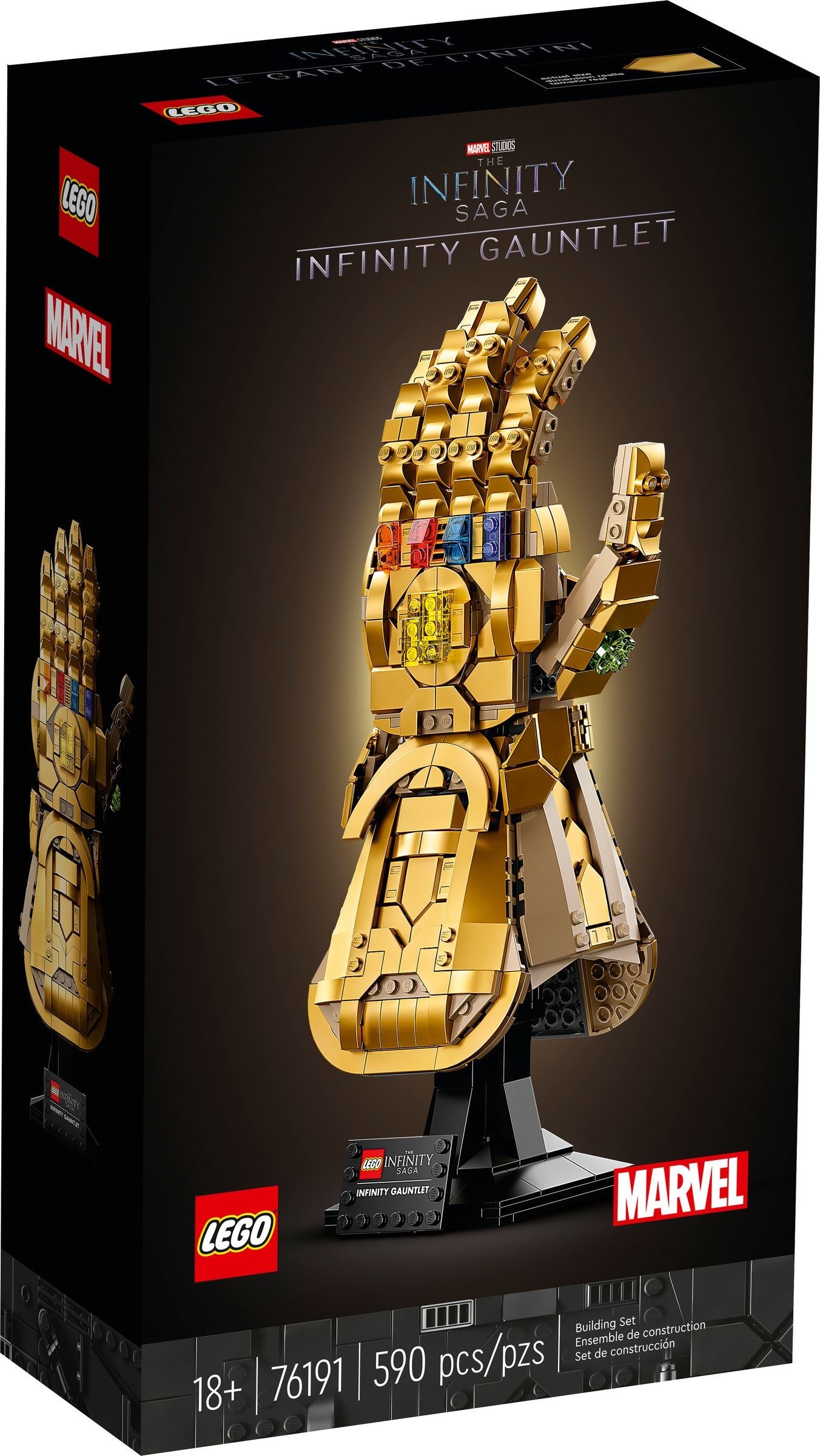 Конструктор LEGO Marvel Super Heroes Перчатка бесконечности 76191 590 дет. - фото 1