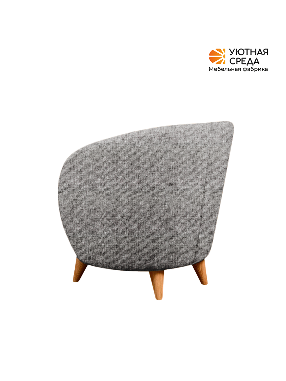 Кресло Уютная среда К300 серый - фото 16