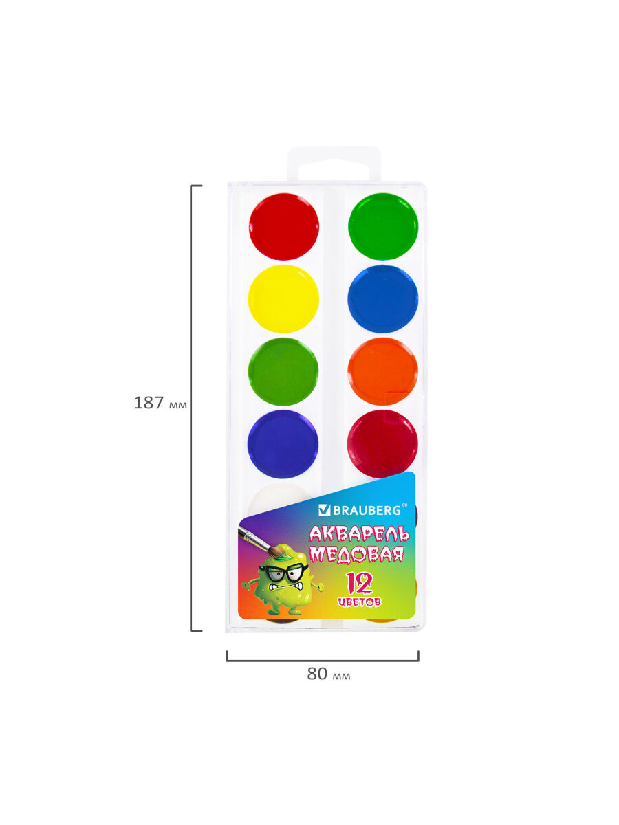 Краски акварель Brauberg - фото 5