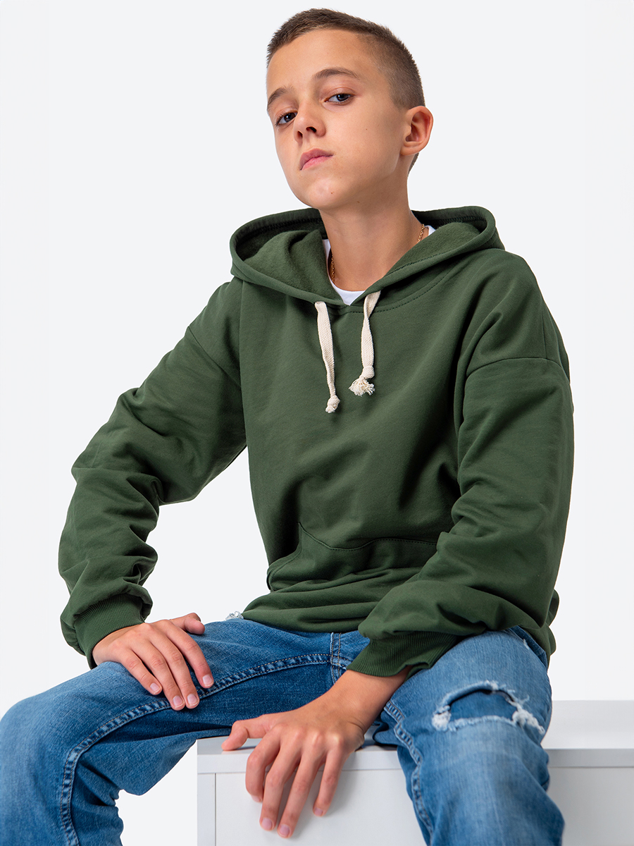 Худи HappyFox HF00158т.хаки - фото 1