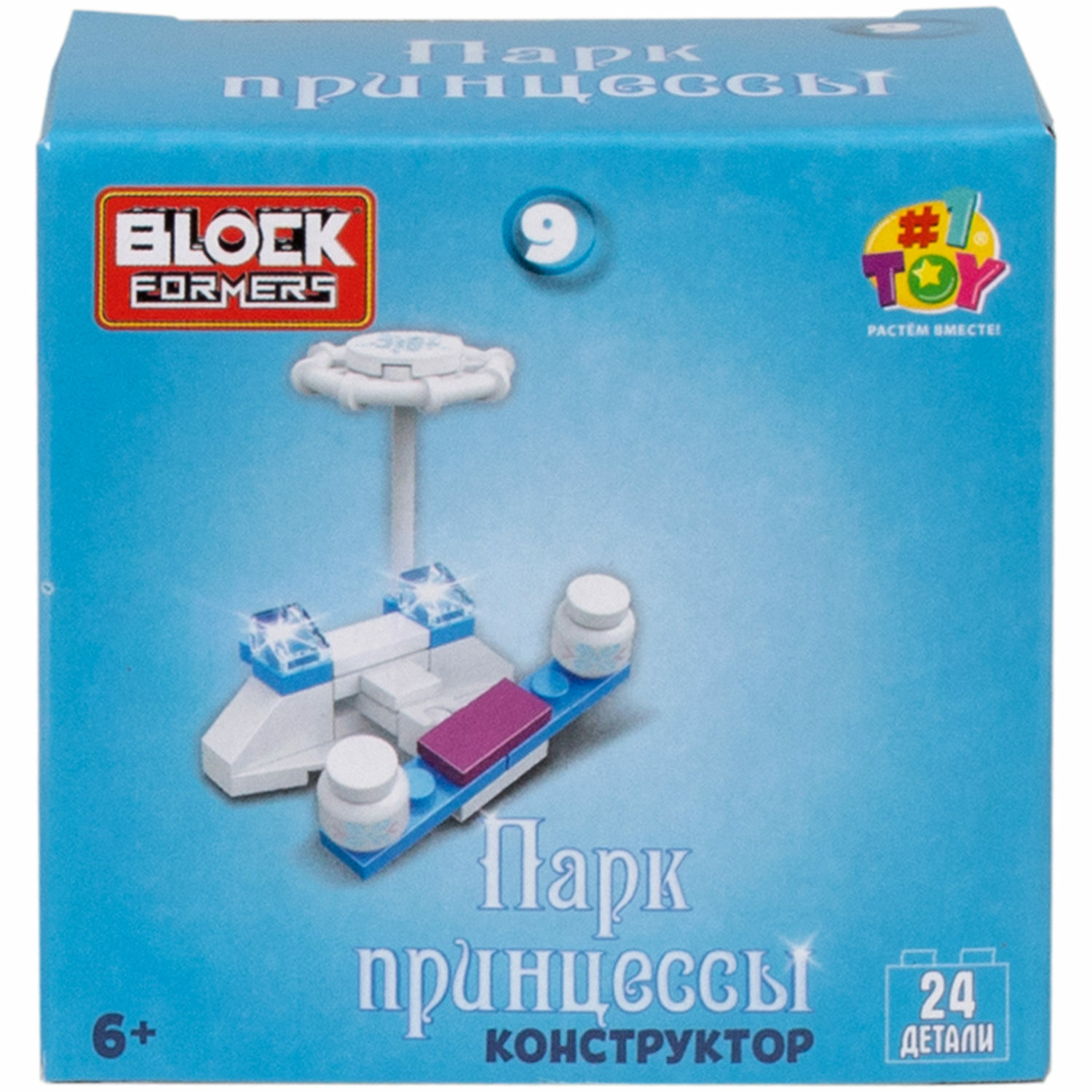 Конструктор 1TOY Blockformers Парк принцессы блочный в ассортименте - фото 9