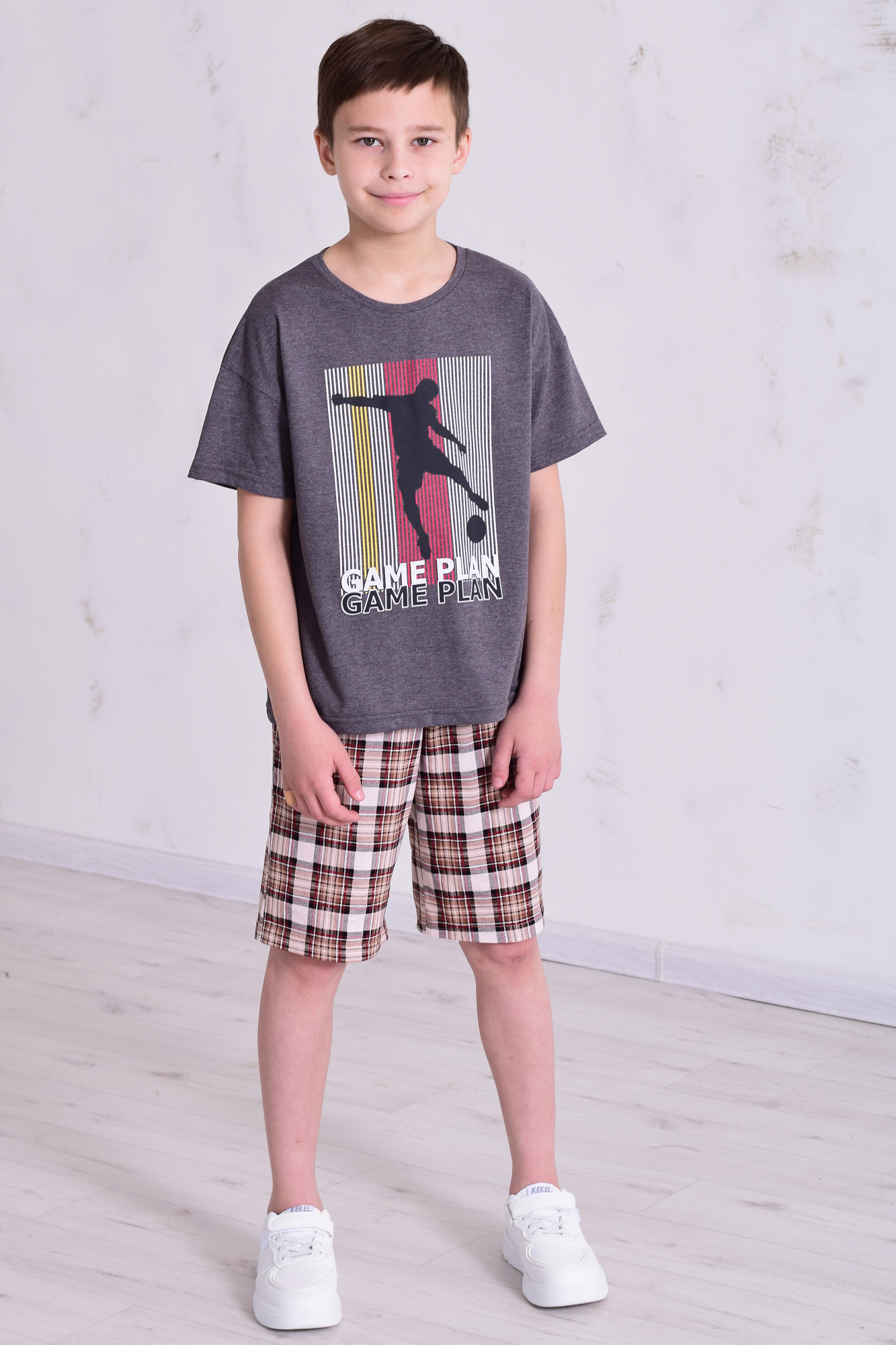 Пижама Новое кимоно 7-311 (11-067) (графит) - фото 3