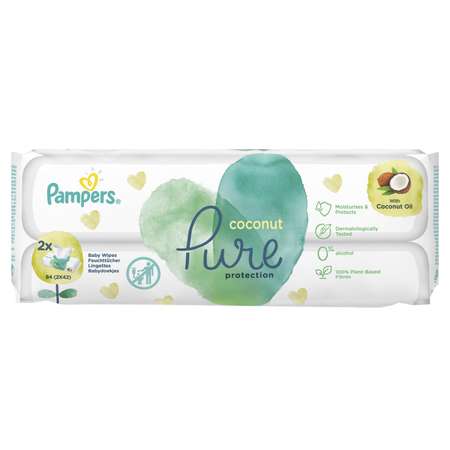 Влажные салфетки Pampers Pure Protection 84 шт.