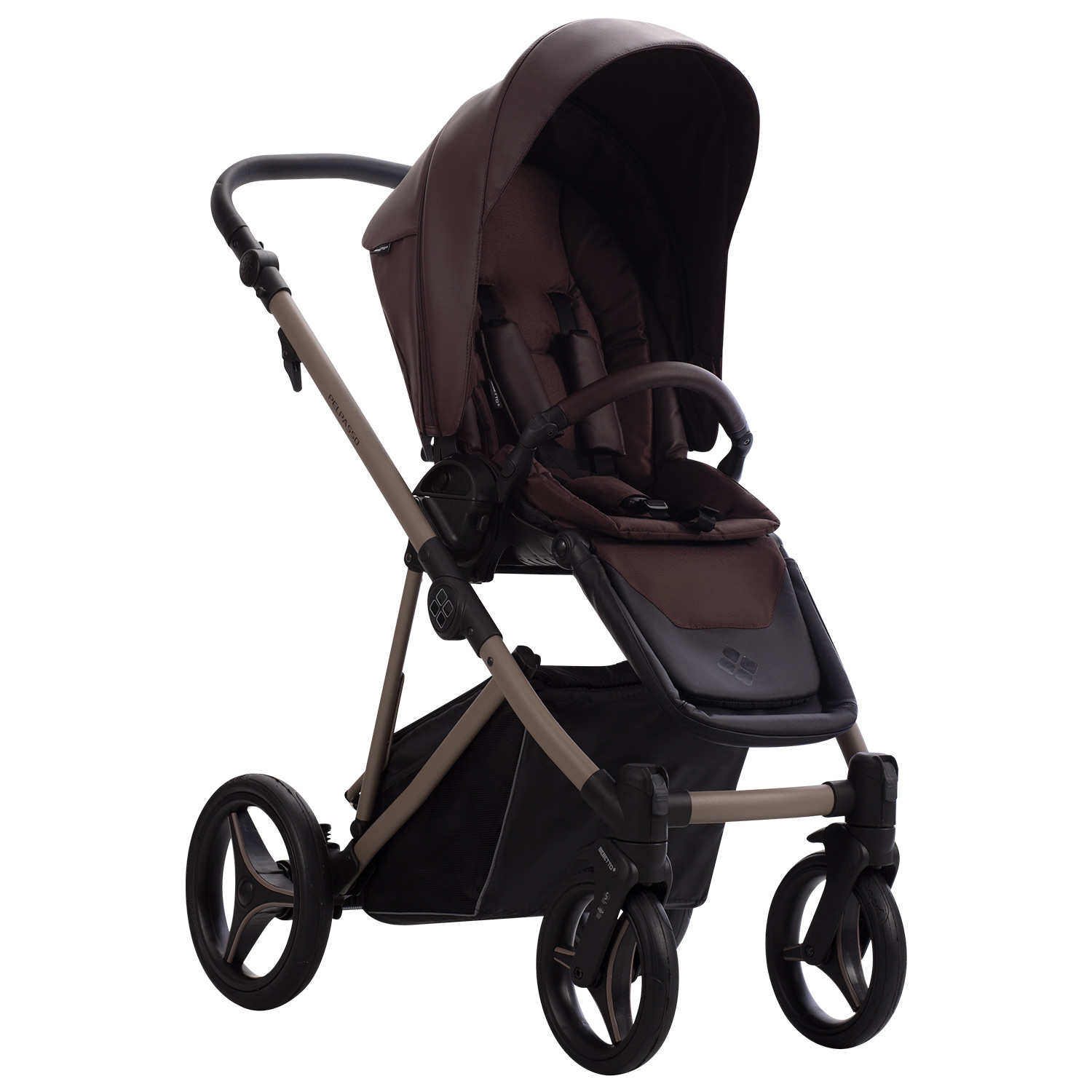 Коляска 2в1 Bebetto Pelpasso Pro 05 Kaszmir корич. - фото 4