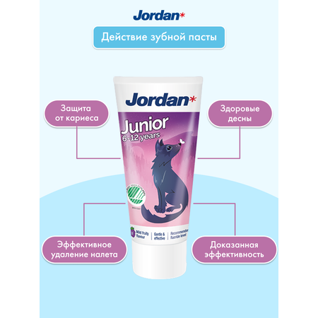 Зубная паста Jordan с фтором фруктовый