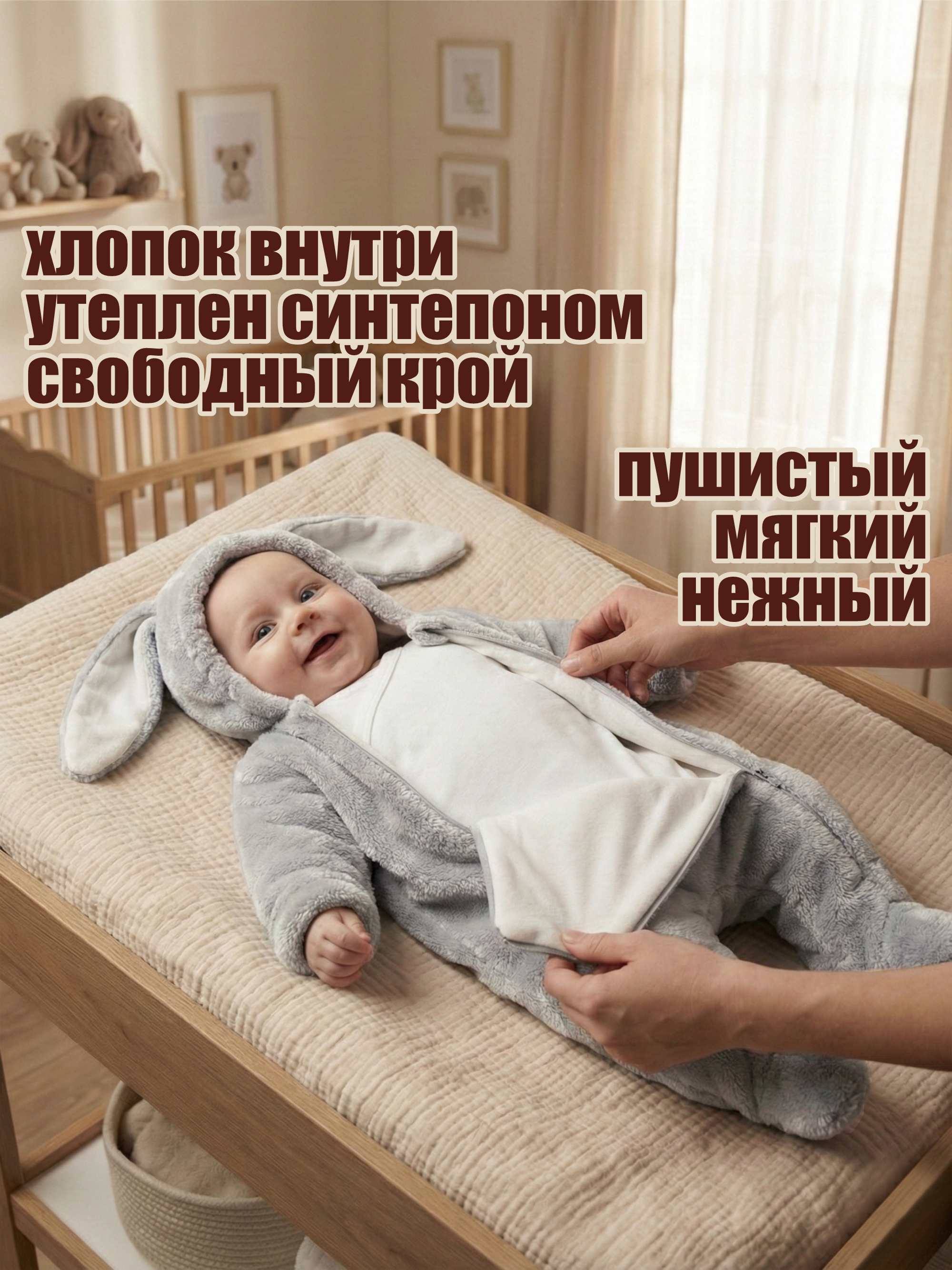 Комбинезон утепленный СОННЫЙ ГНОМИК 2408/50 - фото 3