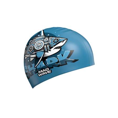 Шапочка для плавания Mad Wave Shark