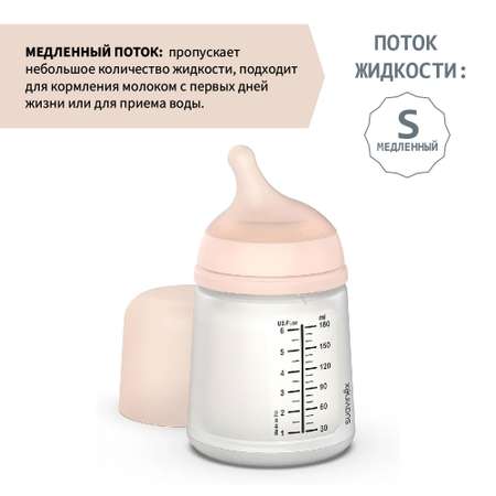 Соска Suavinex Anti-Colic силикон (медленный поток) 2 шт.
