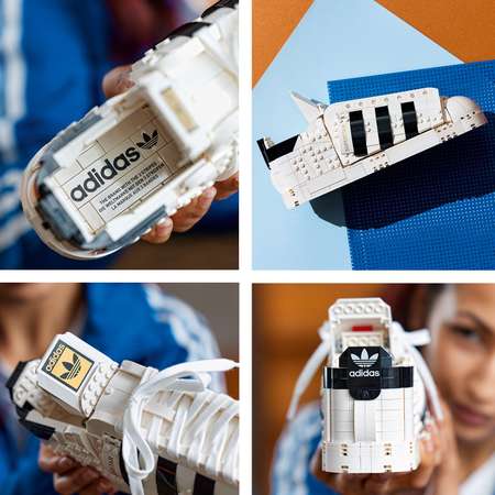 Конструктор LEGO Icons Кроссовки adidas Originals блочный