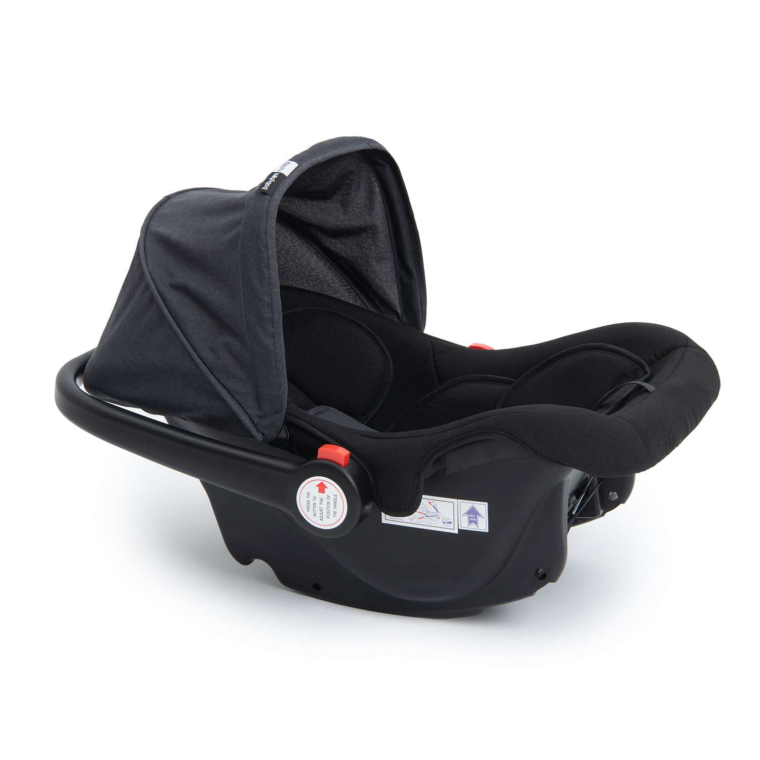 Коляска 3в1 Babyton Flexi Ride Black-Grey - фото 27