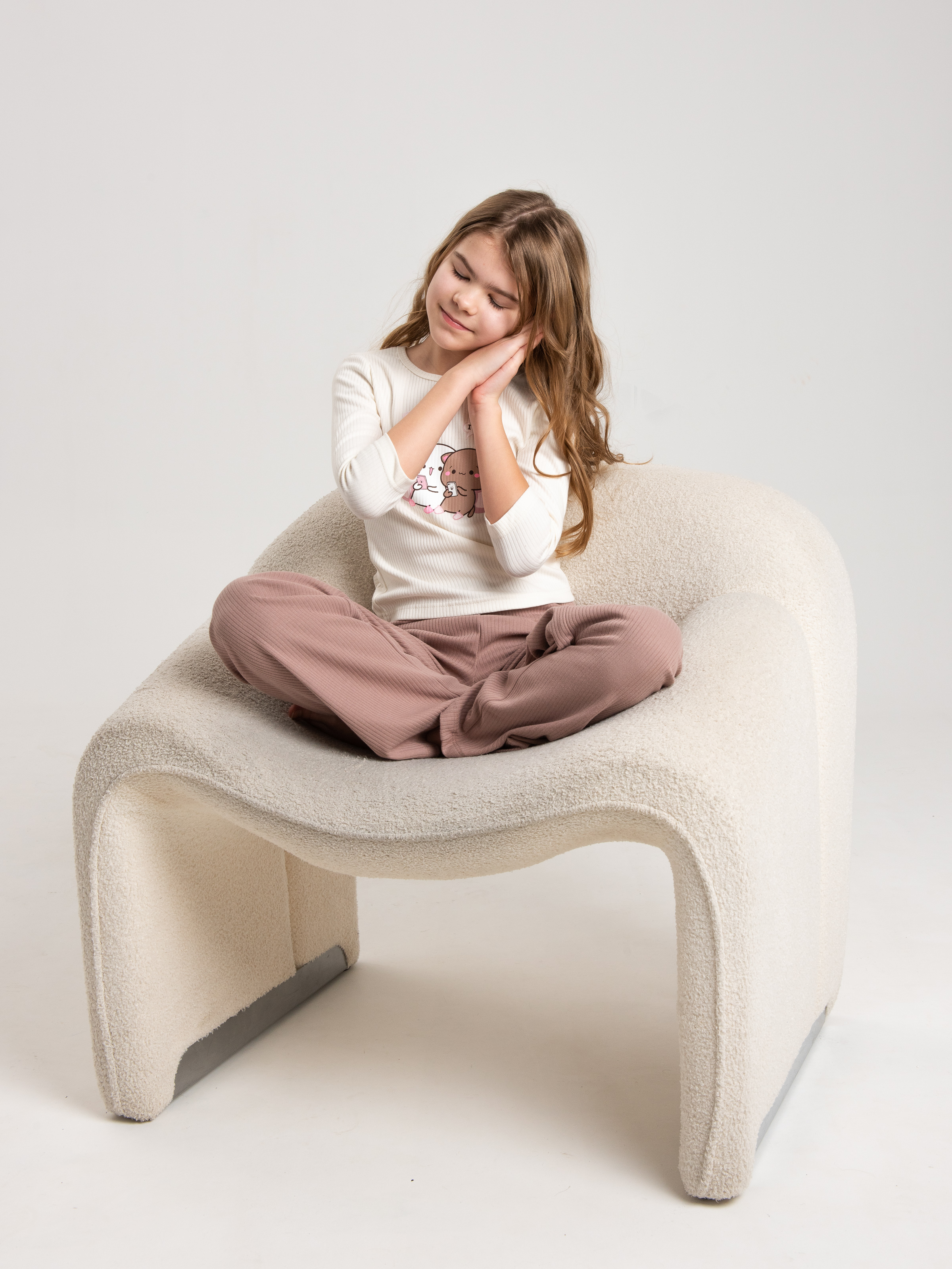 Пижама MiloTa КДЛ08/коричневый - фото 8