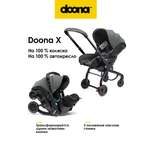 Автокресло Doona Doona X, цвет: Slate Green Isofix 0 (0 -13 кг) серый