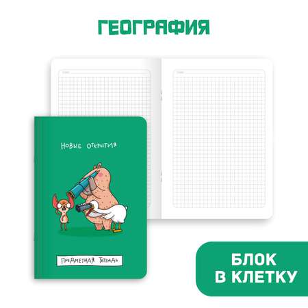 Тетрадь Проф-Пресс 40 лист. 4 шт. (Литература, География, История, Иностранный язык)