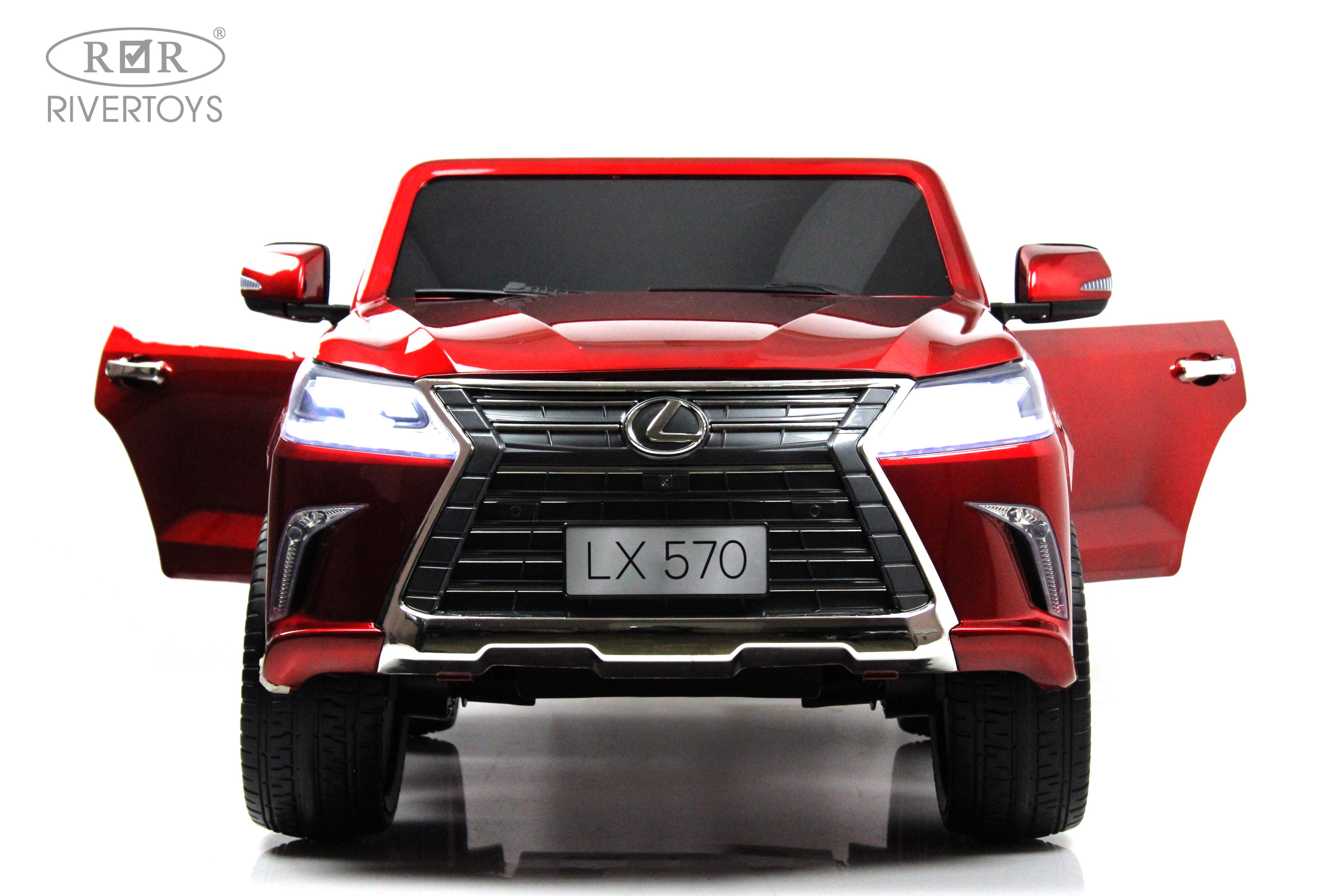Электромобиль RIVERTOYS Lexus Y555YY-RED-GLANEC С пультом ДУ - фото 14
