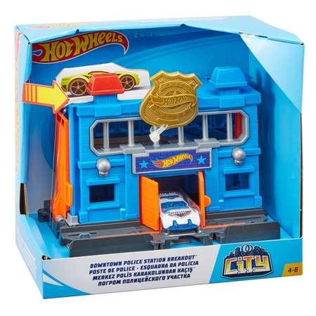 Трек Hot Wheels Прорыв полицейского участка