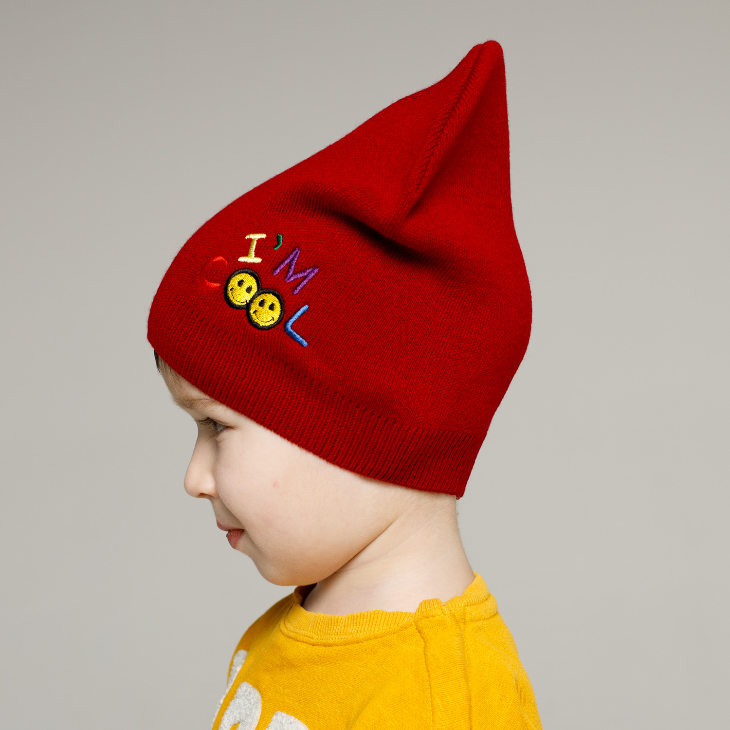Шапка детская Bai FAMILY EF-003красный - фото 4