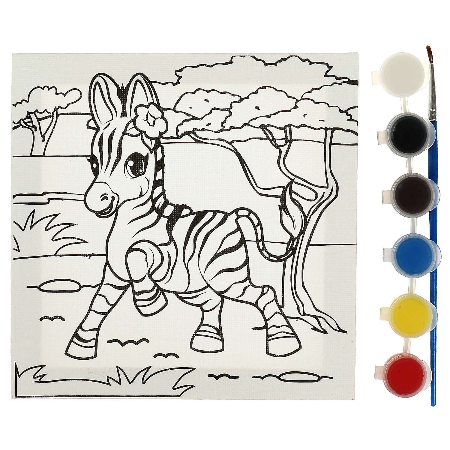 Роспись по холсту Multiart Зеброчка - фото 2