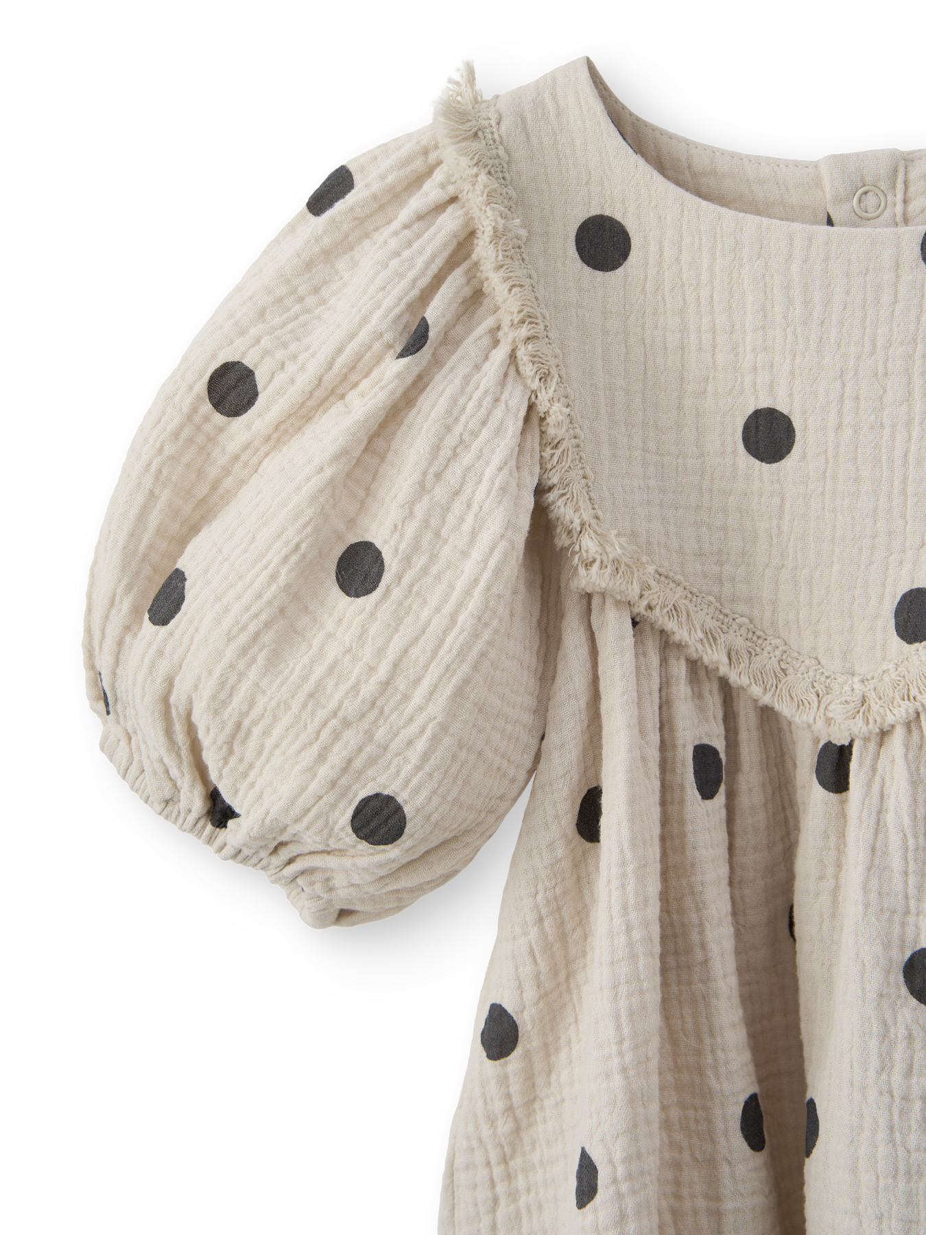 Платье Happy Baby 88132-1_beige-with-dots - фото 6