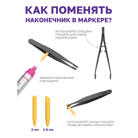 Маркеры DENKSY 20 цв.