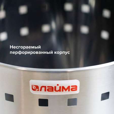 Корзина для мусора Лайма 7 литров матовое