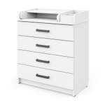 Комод пеленальный aton baby furniture Marvin (белый)