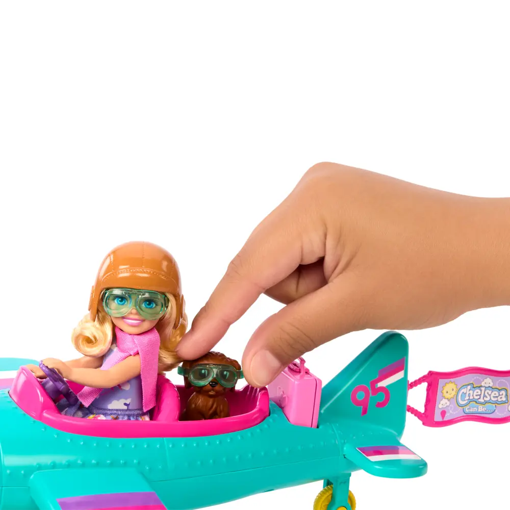 Кукла классическая Barbie Мини-самолет Челси HTK38 HTK38 - фото 5